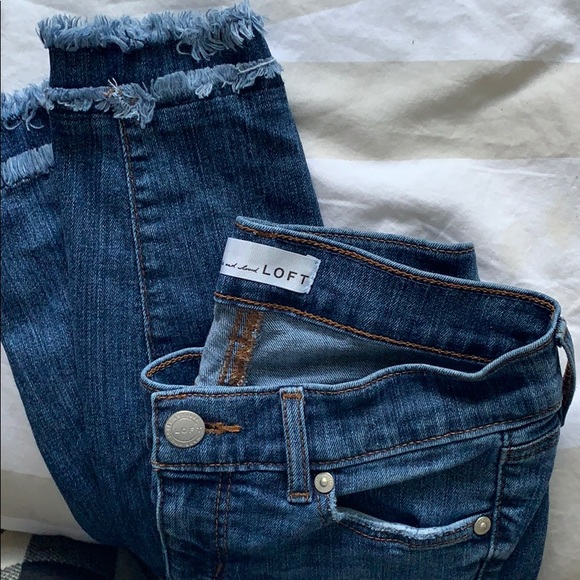 The loft skinny jeans with fray hem - Picture 3 of 4